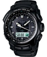 Casio Pro Trek analog-digital solar powered wrist watch